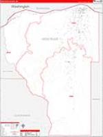 Hood River, Or Carrier Route Wall Map